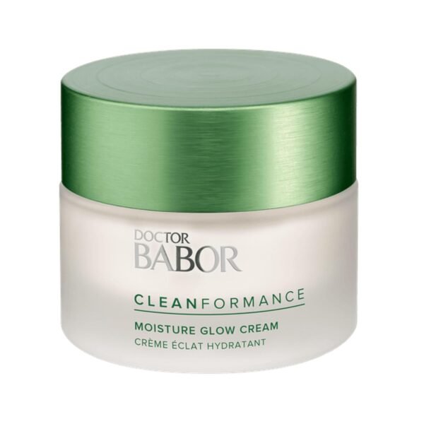 BABOR CLEANFORMANCE Moisture Glow Cream, Lightweight Daily Moisturizer with Light-Reflecting Pigments, Instant Glow and Hydration, Prebiotics & Probiotics Facial Cream, Radiant Even Complexion, 1.7 oz - Image 2