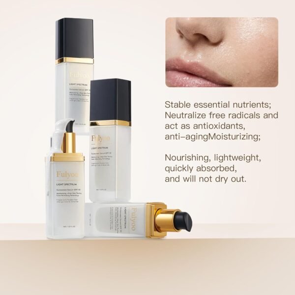 4-in-1 Tinted Moisturizer With SPF50，Anti-Aging，Against UVA and UVB，Bio Mimic Foundation，Suitable for Sensitive Skin,Simple and Easy - Image 7