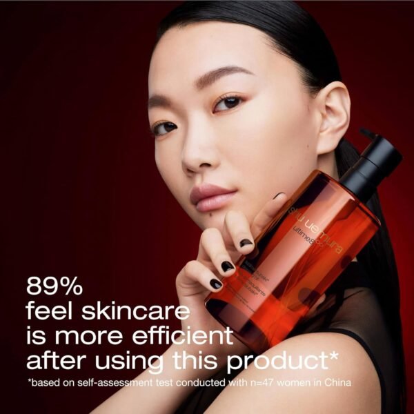 shu uemura Ultime8 Sublime Tsubaki Cleansing Oil, Gentle Makeup Remover and Facial Cleanser for All Skin Types - Image 4
