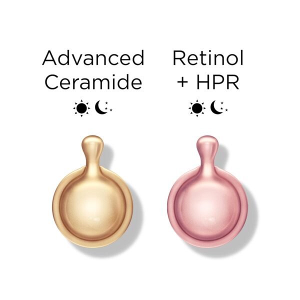 Elizabeth Arden Mini Besties, Advanced Ceramide and Retinol + HPR Face Serum Capsules, Anti-Aging Travel Size Skincare, Wrinkle Reducing & Firming, 14 Count - Image 5