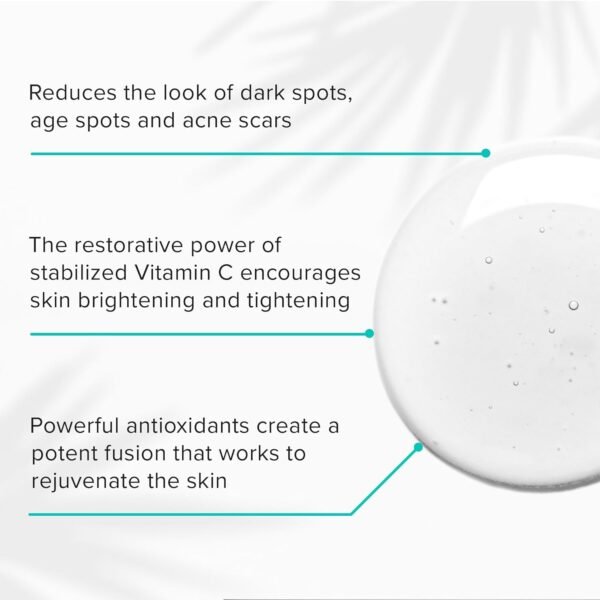 ClarityRx C-Results Vitamin C Brightening Face Serum, Natural Plant-Based Anti-Aging Facial Treatment for Dark Spots & Acne Scars - Image 4