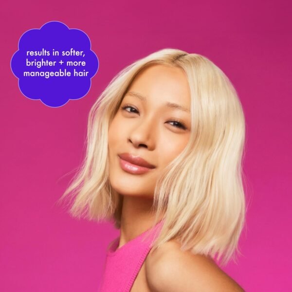 amika bust your brass cool blonde strength repair shampoo - Image 7