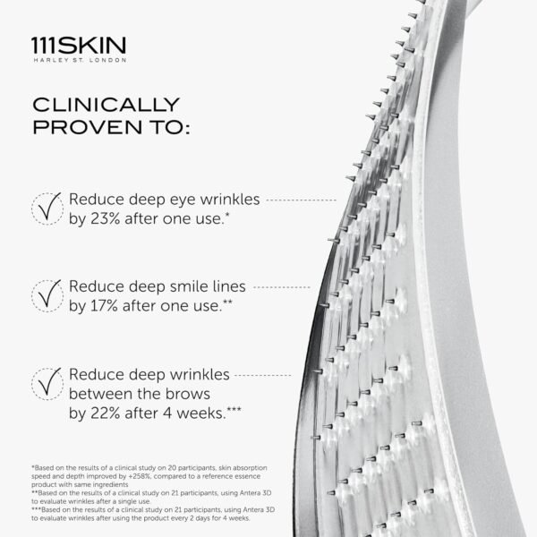 111SKIN Wrinkle Erasing Retinol Patches, Non-Invasive Forehead Wrinkle Patches for Under Eye & Smile Line Set with Vitamin C, Peptides & Microcone Technology, Suitable for All Skin Types, 3 x 1.23 oz - Image 7