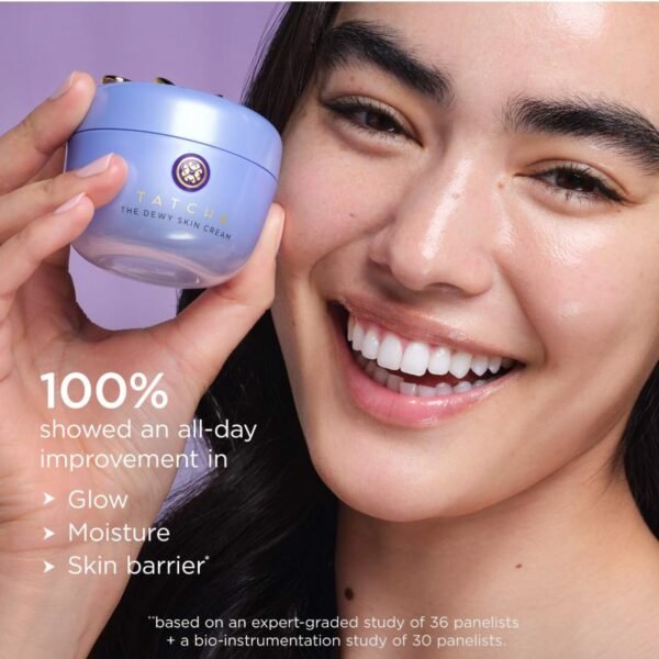 TATCHA The Dewy Skin Cream | Rich Face Cream to Hydrate, Plump and Protect Dry and Combo Skin, 50 ml | 1.7 oz - Image 4