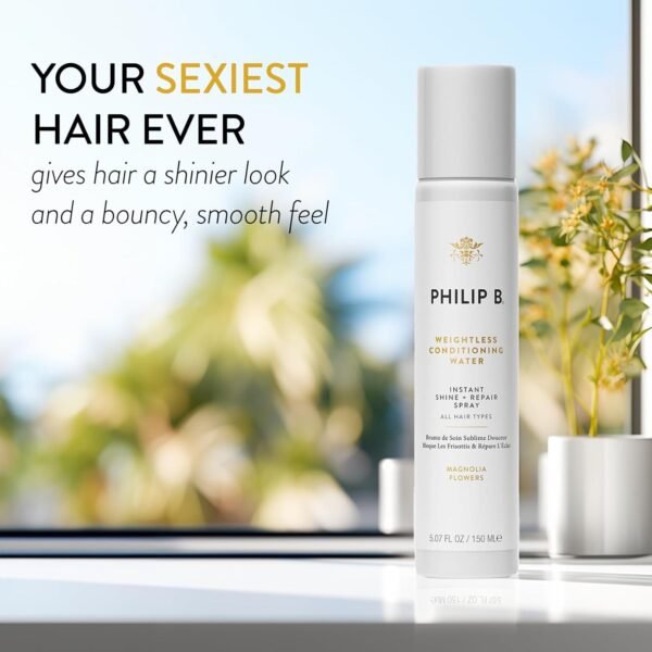 PHILIP B Weightless Conditioning Water - 5.07 fl. oz. (150 ml) - Restores Bounce and Smoothness, Giving Hair Shine & a Fuller Appearance - Image 3