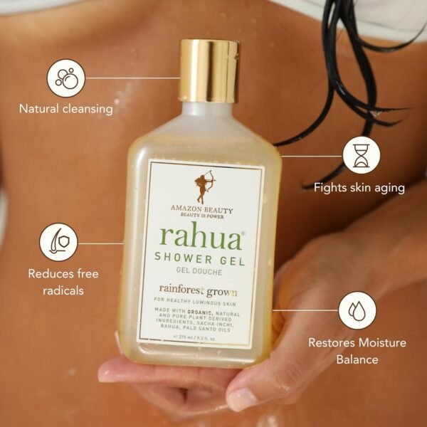 Rahua Shower Gel 9.3 Fl Oz, Natural Body Wash Soap Made with Plant Based Organic Ingredients, Vanilla, Palo Santo, Lavender, Eucalyptus, Polyphenols, For Skin's Moisture Balance, All Skin Types - Image 3