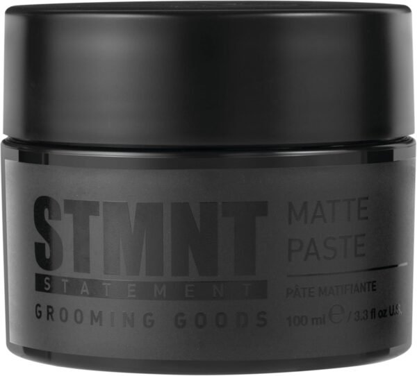 STMNT Grooming Goods Matte Paste 3.38 oz | All Day Strong Hold & High Volume | Hair Clay Paste For Men | Non-Greasy Formula | Texture Paste for Hair | Ideal for Dry & Damp Hair | Mens Hair Styling - Image 2
