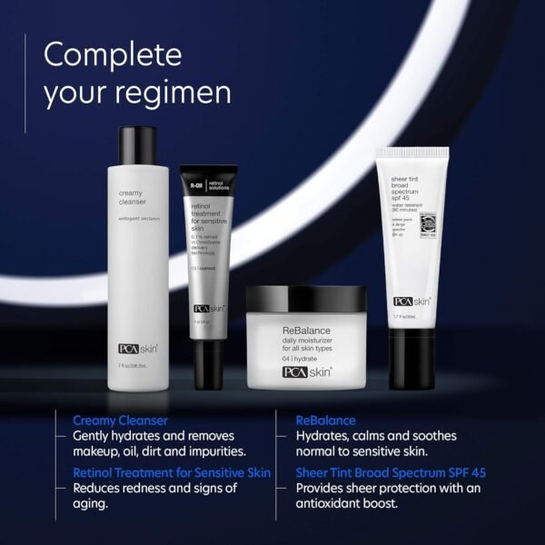 PCA SKIN Retinol Treatment for Sensitive Skin - Anti Aging Face Serum to Gently Reduce Redness & Minimize Fine Lines & Wrinkles - Contains Vitamin A & Hydrating Niacinamide (1 oz) - Image 7