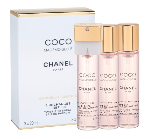 Chanel Chanel Coco Mademoiselle Twist & Spray Eau De Parfum Refill 3x20ml/0.7oz - Image 4