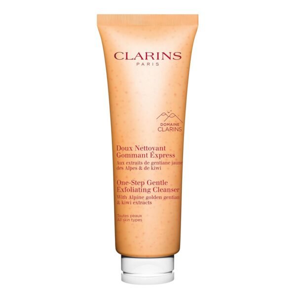 Clarins One-Step Gentle Exfoliating Cleanser | 3-In-1 Cleanser, Makeup Remover and Exfoliator | Boosts Radiance | Plant-Based Exfoliating Beads | All Skin Types | 4.3 Ounces - Image 2