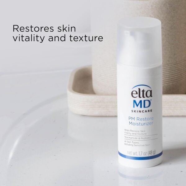 EltaMD PM Restore Face Moisturizer, Night Moisturizer for Face, Restores Skin Elasticity and Vitality Overnight, Safe For All Skin Types - Image 5
