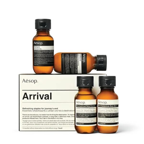 Aesop Arrival Travel Set | Hair and Body Care Staples to Help Refresh | 1.7oz / 50mL (Pack of 4) - Image 2