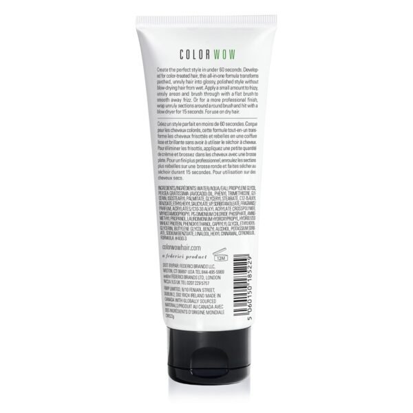 COLOR WOW One Minute Transformation – Instant frizz fix| Nourishing styling cream smooths, tames + defrizzes on the spot| Avocado oil + Omega 3’s hydrate, repair for silkier, smoother texture - Image 3