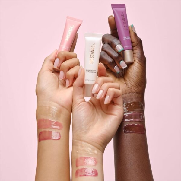 Biossance Pro-Peptide Lip Perfector – Triple-Treat Vegan Lip Balm – Deeply Hydrating with Pro-Peptides & Hyaluronic Acid – Enhances Natural Lip Color – Silky, Glossy Finish - Image 10