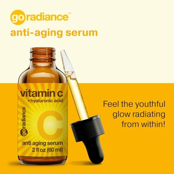 Double Size (2OZ), 20% Vitamin C Serum for Face with Hyaluronic Acid, Vitamin C for Face Serum for Women, Vit C Oil - Image 3
