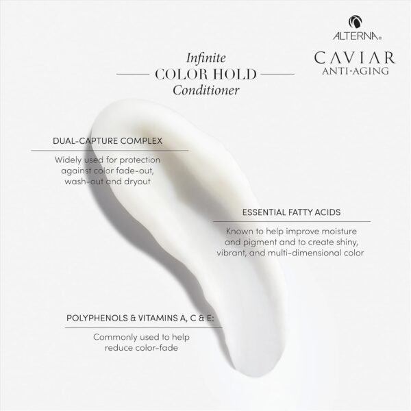 Alterna Caviar Anti-Aging Infinite Color Hold Shampoo and Conditioner Set, 8.5 Fl Oz, For Color Treated Hair, Minimizes Color Fade, Sulfate Free - Image 8