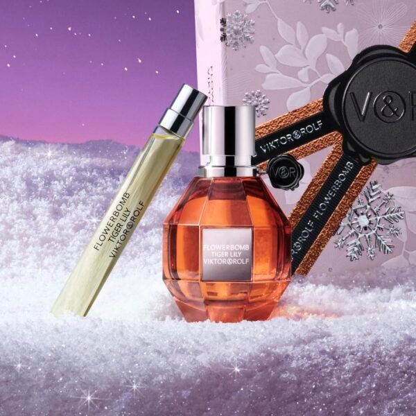 Viktor&Rolf - Tiger Lily Eau de Parfum - Women's Perfume Travel Holiday Gift Set - Floral, Ambery, & Fruity - With Notes of Coconut & Mango - Full Size, 1.7 Fl Oz & Travel Size, 0.3 Fl Oz - Image 3