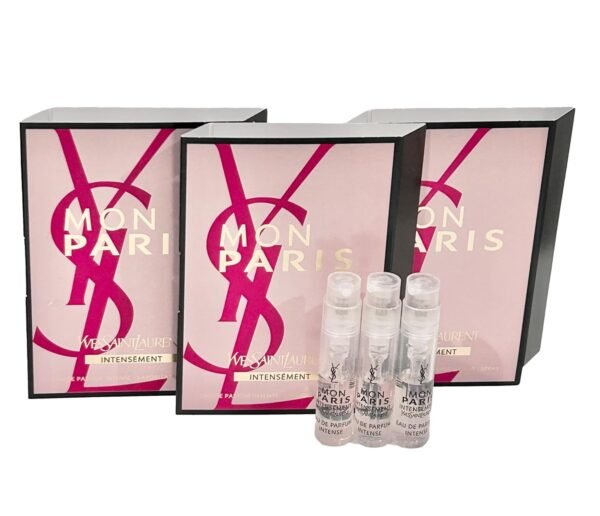 Yves Saint Laurent Perfume INTENSEMENT YSL Sample Perfume MON PARIS EDP Women 1.2 ml / 0.04 oz - set of 3 - Image 2