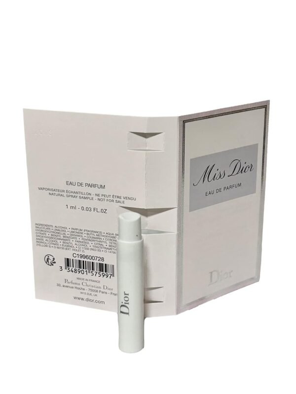 Miss Dior Eau de Parfum .03 oz. Spray Sample - Image 4