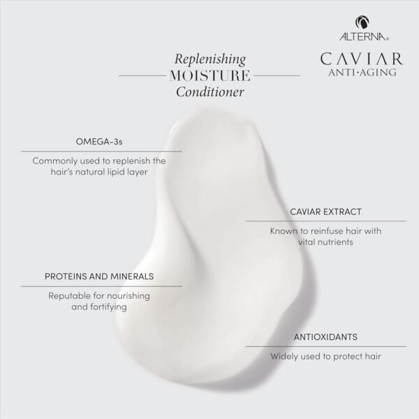CAVIAR Anti-Aging Replenishing Moisture Conditioner | For Dry, Brittle Hair | Protects, Restores & Hydrates | Sulfate Free - Image 6