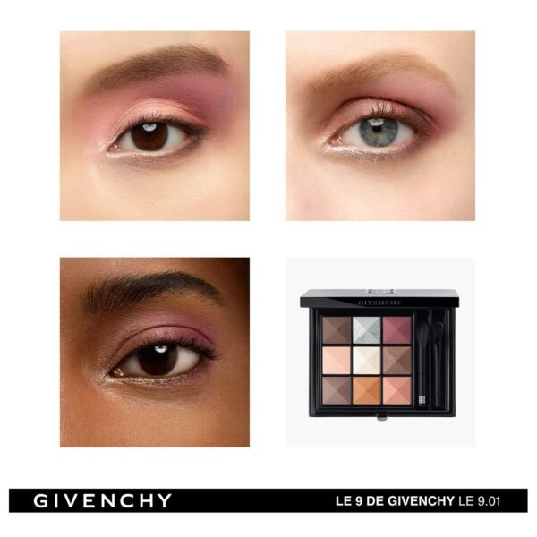 Givenchy Le 9 De Eyeshadow Palette - Le 9.01 for Women - 0.28 oz Eye Shadow - Image 4