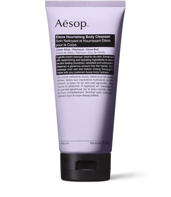 Aesop Eleos Nourishing Body Cleanser | Hydrating Ingredients For Refreshed, Soft Skin | Enriched With Emollients, Humectants, Purifying Botanicals | 180mL / 6.2oz - Image 2