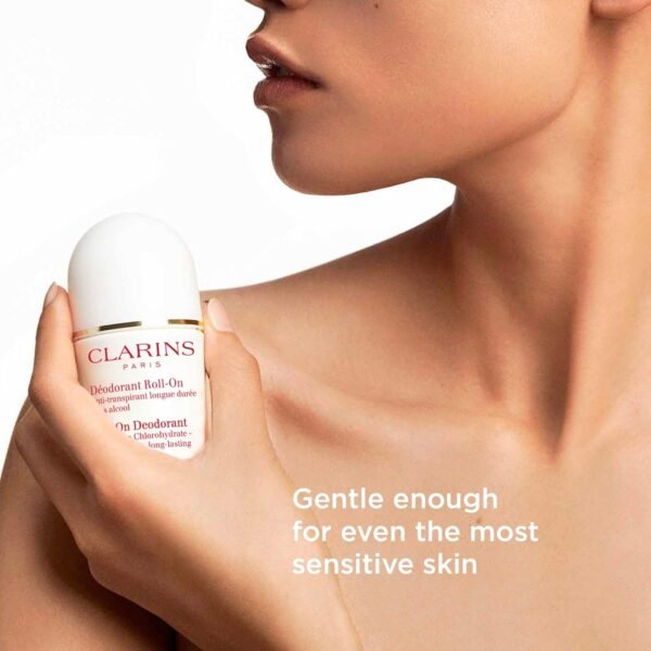 Clarins Roll-On Antiperspirant Deodorant | Alcohol Free | No White Residue | Long Lasting, Non-Sticky Formula| All Skin Types, Including Sensitive Skin | 1.7 Ounces - Image 5