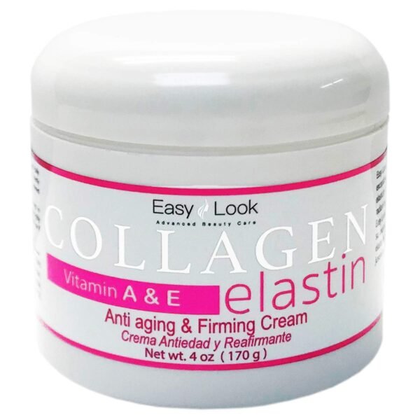 Collagen Elastin Cream Vitamins A & E Anti aging and Firming Cream 4oz - Image 2