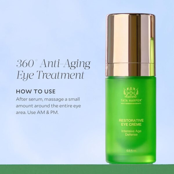 Tata Harper Restorative Eye Crème, 100% Natural, Made Fresh in Vermont - Image 5