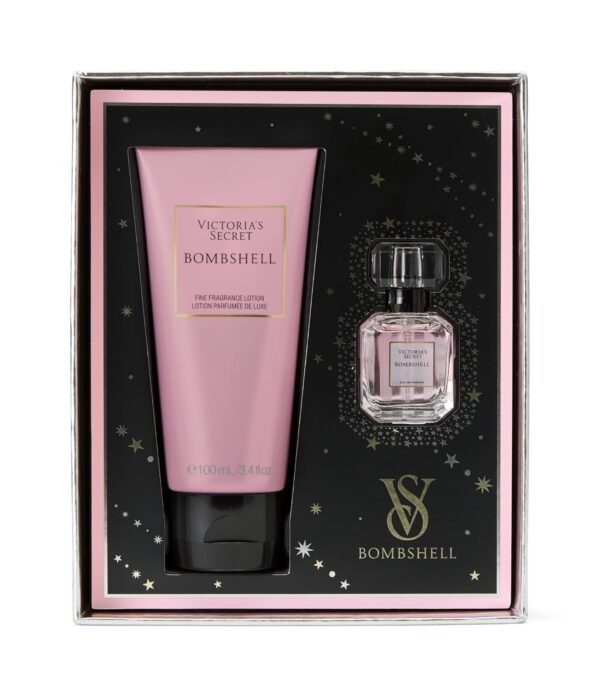 Victoria's Secret Bombshell Mini Fragrance Duo Gift Set, Eau de Parfum & Travel Lotion - Image 2