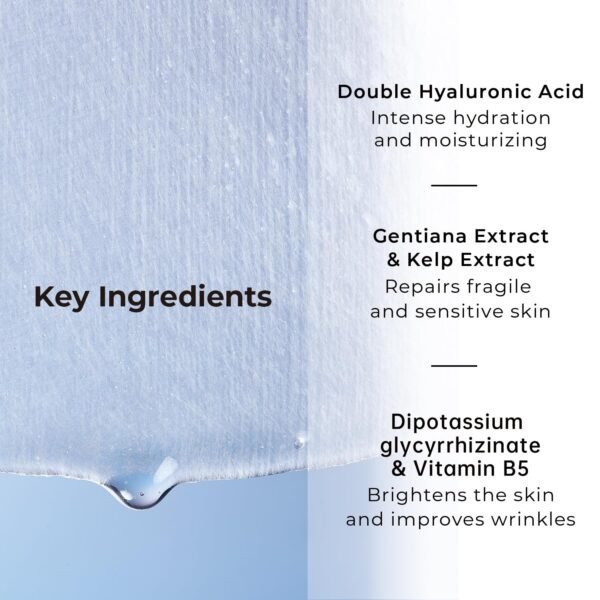 +WIS+ Hyaluronic Acid Face Mask 24 EA with Hyaluronic Acid Serum and Vitamin B5, Hydrating Facial Mask for Dry Skin, Anti-Aging Mask to Plump and Repair Dehydrated Skin, Safe on Sensitive Skin - Image 7