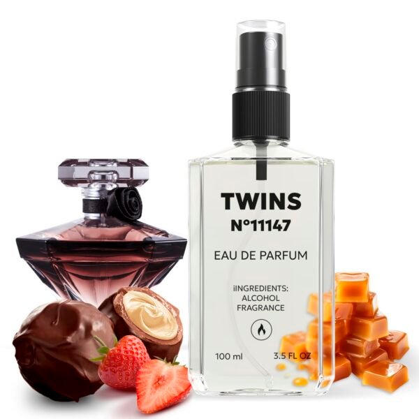 TWINS Impression of Tresor La Nuit Parfum | Perfume for Women Eau de Parfum | No.11147 | 3.4 Fl Oz / 100 ml - Image 2