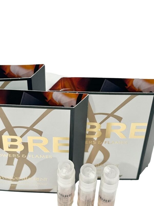 YVES SAINT LAURENT YSL Libre FLOWERS & FLAMES EDP Sample Women Perfume 1.2 ml / 0.04 oz - set of 3 - Image 6