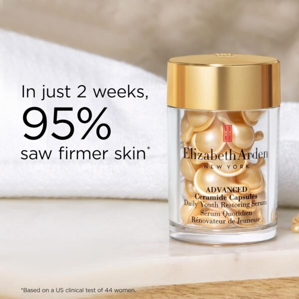 Elizabeth Arden Advanced Ceramide Face Serum Capsules, Anti-Aging Skincare, Fragrance-Free Hydrating Formula for Radiant, Firm Skin, Nourishing and Strengthening - Image 5