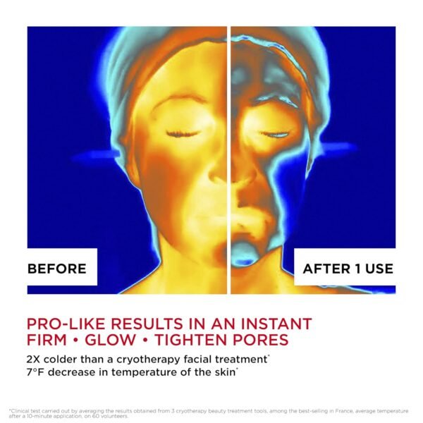 Clarins Cryo-Flash Face Mask | Visible Lift Effect in 10 Minutes* | Visibly Minimizes Pores | Boosts Radiance | Pro Like Results | All Skin Types - Image 7