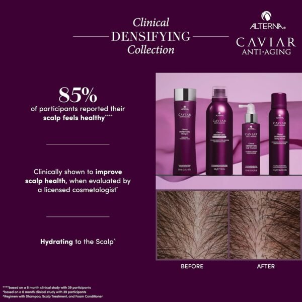 CAVIAR Anti-Aging Clinical Densifying Shampoo | For Fine, Thinning Hair | Thickens Hair, Protects Scalp | Sulfate Free - Image 4