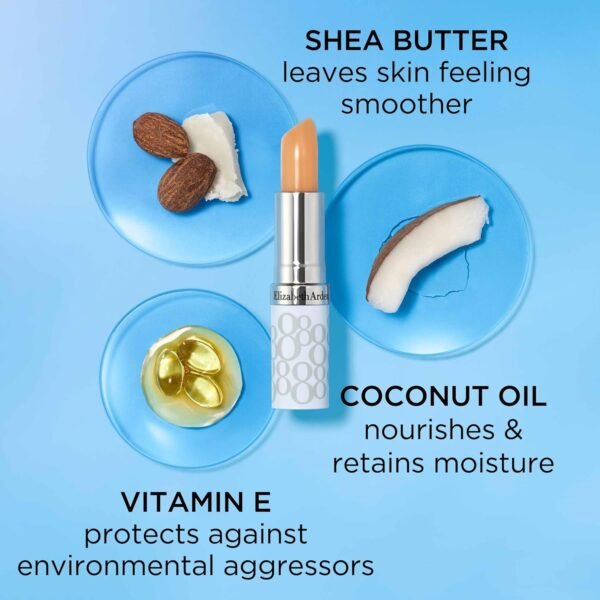 Elizabeth Arden Eight Hour Cream Lip Protectant Stick, Moisturizing Balm, Sheer with Sunscreen, SPF 15, Repairs Cracked Lips, 0.13 oz - Image 9