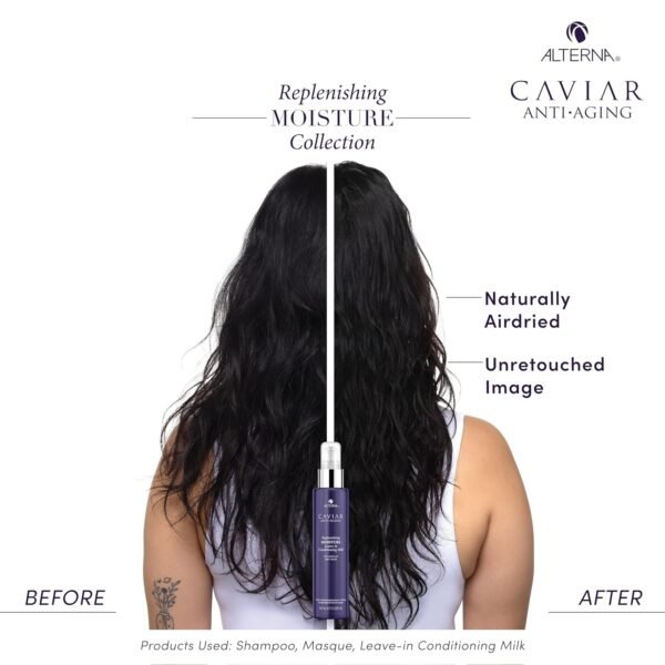 Alterna Haircare CAVIAR Anti-Aging Replenishing Moisture Leave-in Conditioning Milk, 5 Fl Oz | Detangles Dry Hair | Sulfate Free, Paraben Free - Image 7