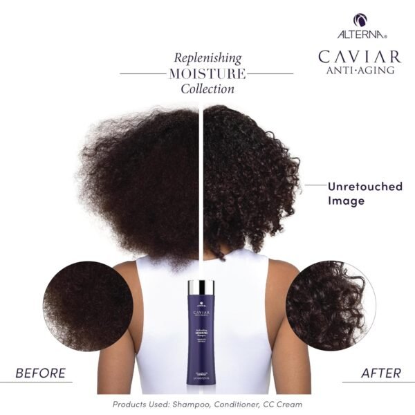 CAVIAR Anti-Aging Replenishing Moisture Shampoo | For Dry, Brittle Hair | Protects, Restores & Hydrates | Sulfate Free - Image 11
