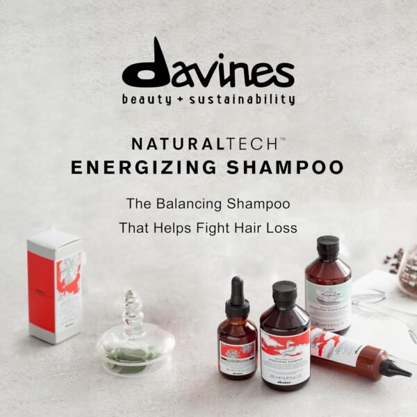 Davines Naturaltech ENERGIZING Shampoo Gentle Cleansing And Protection for Fragile Or Thinning Hair, Revitalize And Energize The Scalp - Image 3
