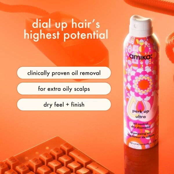 Amika Perk Up Ultra Oil Control Dry Shampoo - Image 3