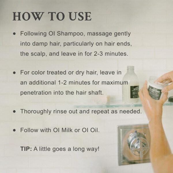 Davines OI Conditioner, Smoothing Conditioner For Normal Hair And All Hair Types, Softens And Restores Chemically Treated Hair - Image 4