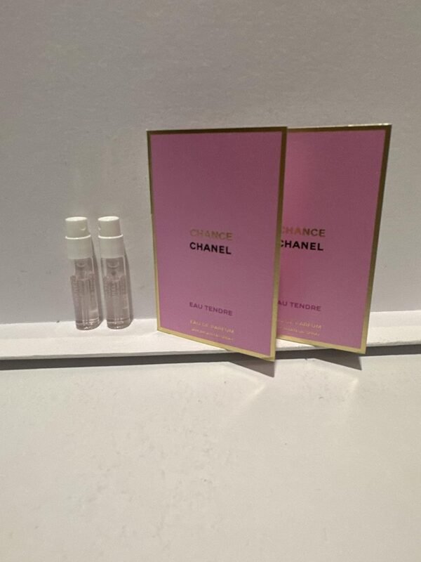 Set of 2 - Chance Eau Tendre for Women, Eau De Parfum Spray 0.05oz/1.5ml Vial Sampler - Image 5