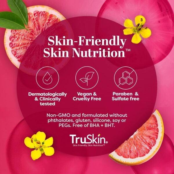 TruSkin Vitamin C Super Serum - Niacinamide, Retinol, Hyaluronic & Salicylic Acid - All-in-One Anti Aging Serum for Face – Improve Appearance of Dark Spots, Firmness for Brighter Looking Skin, 1 Fl Oz - Image 9