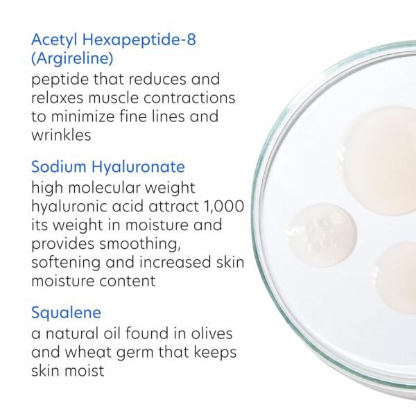 PCA SKIN ExLinea Peptide Smoothing Face Serum, Spot Treatment Serum for Fine Lines and Wrinkles, Firms and Strengthens Aging Skin, Formulated with Squalene and Hyaluronic Acid, 1.0 oz Pump - Image 5