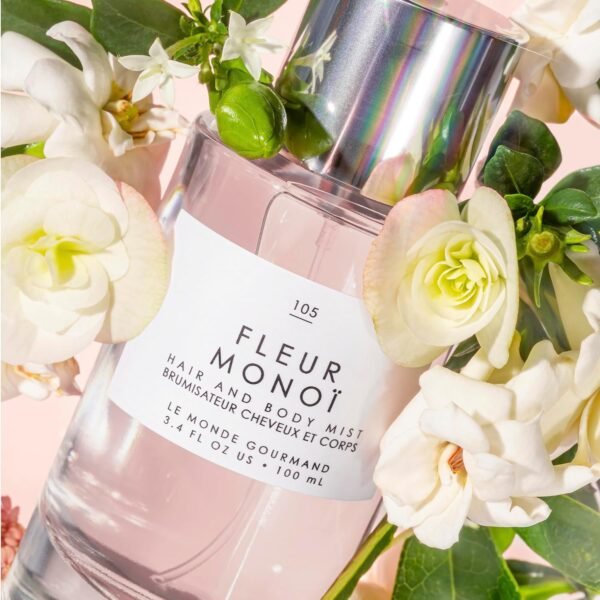 Le Monde Gourmand Fleur Monoi Hair & Body Mist - 3.4oz (100ml) - Floral, Coconut Fragrance Notes - Image 6