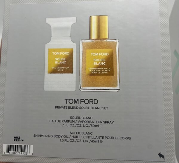 Tom Ford Private Blend Soleil Blanc 2 Piece Set - Eau De Parfum and Shimmering Body Oil - Image 4