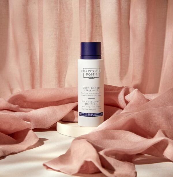 Christophe Robin Night Recovery Monoi Oil With White Lotus Flower - Intense Overnight Treatment 92g - Image 6