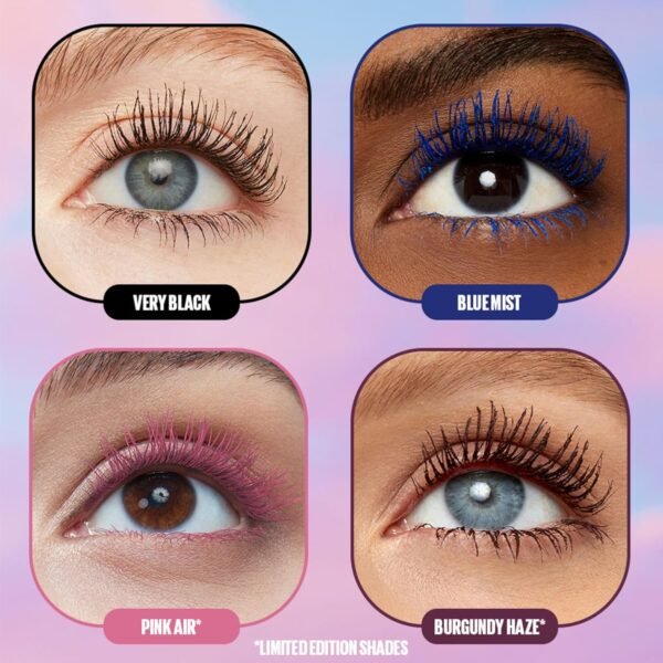 Maybelline Lash Sensational Sky High Washable Mascara Makeup, Volumizing, Lengthening, Defining, Curling, Multiplying, Buildable Formula, Blackest Black, 1 Count - Image 5