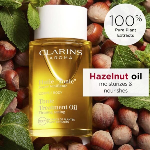 CLARINS Tonic Body Treatment Oil | Stretch Mark Pregnancy Care | Skin Elasticity Is Improved After 28 Days* | Visibly Firms and Tones | Dermatologist Tested | Natural 100% Plant Extracts - Image 4